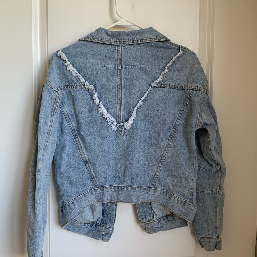 Unique Vintage Inspired Jean Jacket